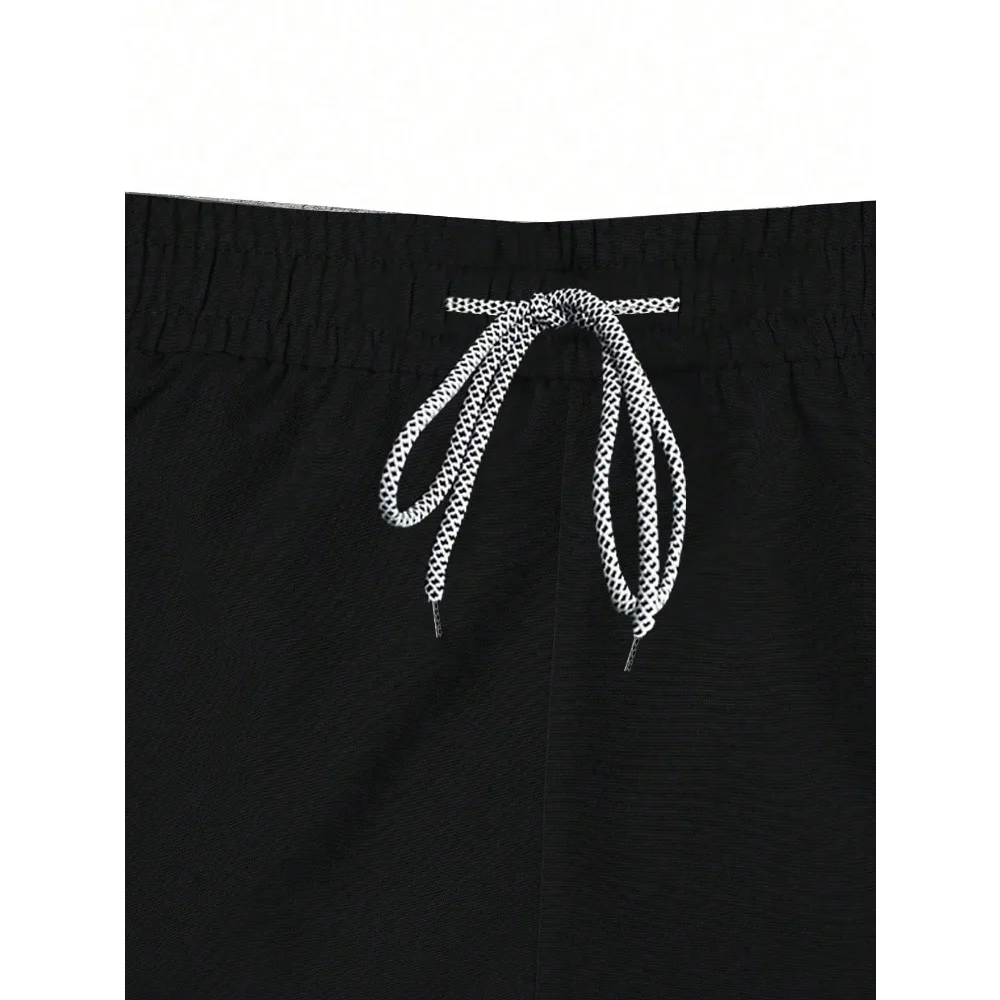 شورت رياضي رجالي برباط وخصر بطبقة مزدوجة يسمح بالتهوية ومريح بقصة ضيقة للصالة الرياضية 2 في 1 شورت عالي الأداء #6