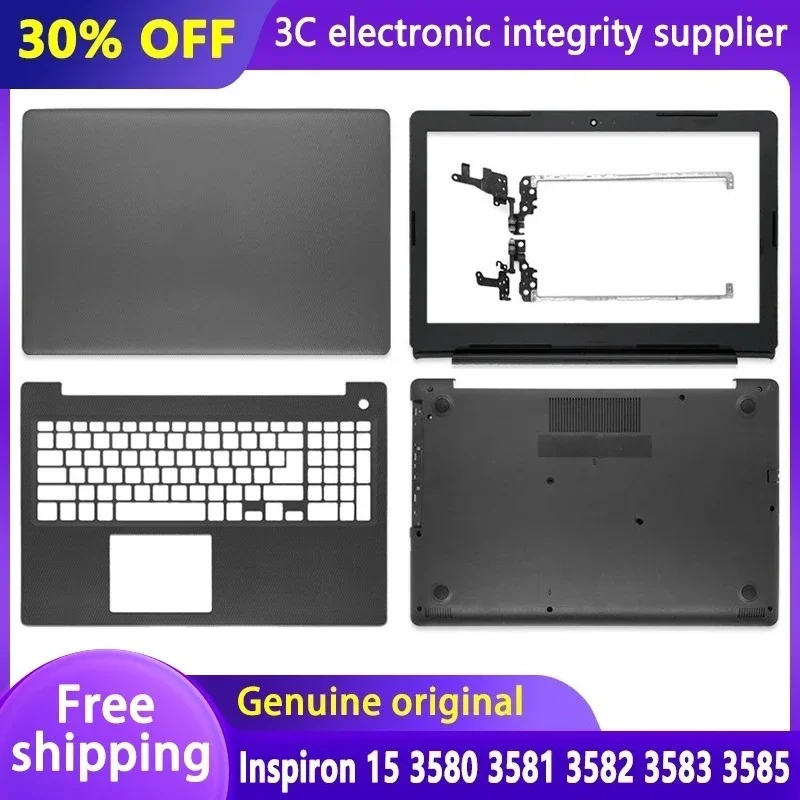 

NEW Laptop LCD Back Cover Front Bezel Palmrest Bottom Case Topcase Upper Housing For Inspiron 15 3580 3581 3582 3583 3585 5570