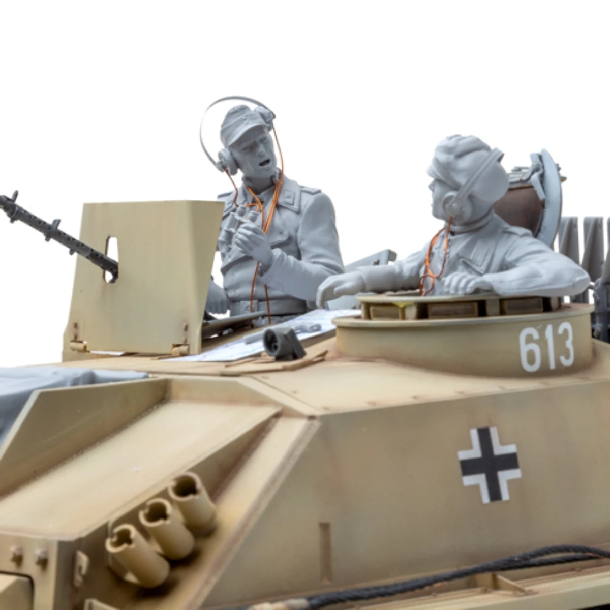 1/16 Resin unpainted model kit, military theme, German tank crew unassembled and unpainted GK