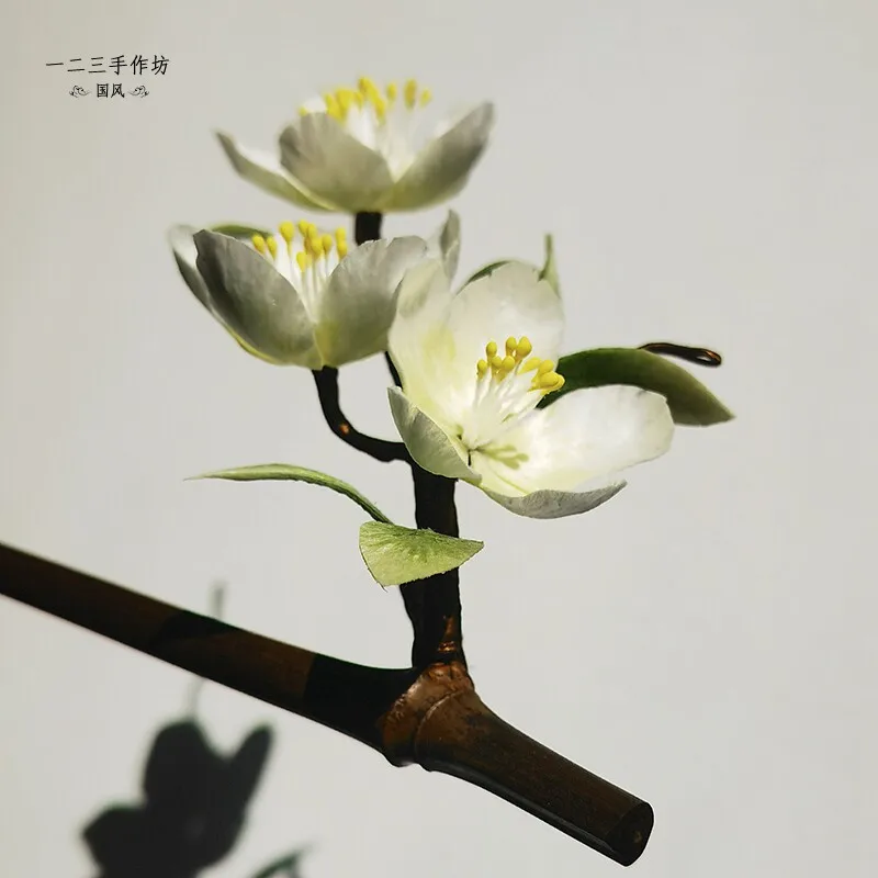 original-design-pear-blossom-ronghua-hairpin-intangible-cultural-heritage-chinese-style-hair-stick-for-bun-hairstyle