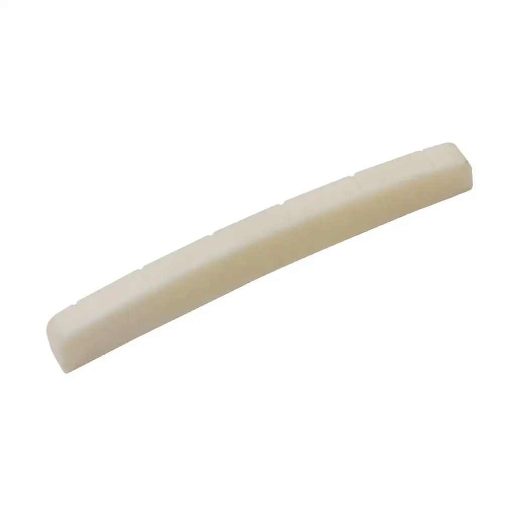 Electric Guitar Replacement Bone Nut Buffalo Material Six String Saddle Instrument Accessory for LP Model Bridge Upgrade