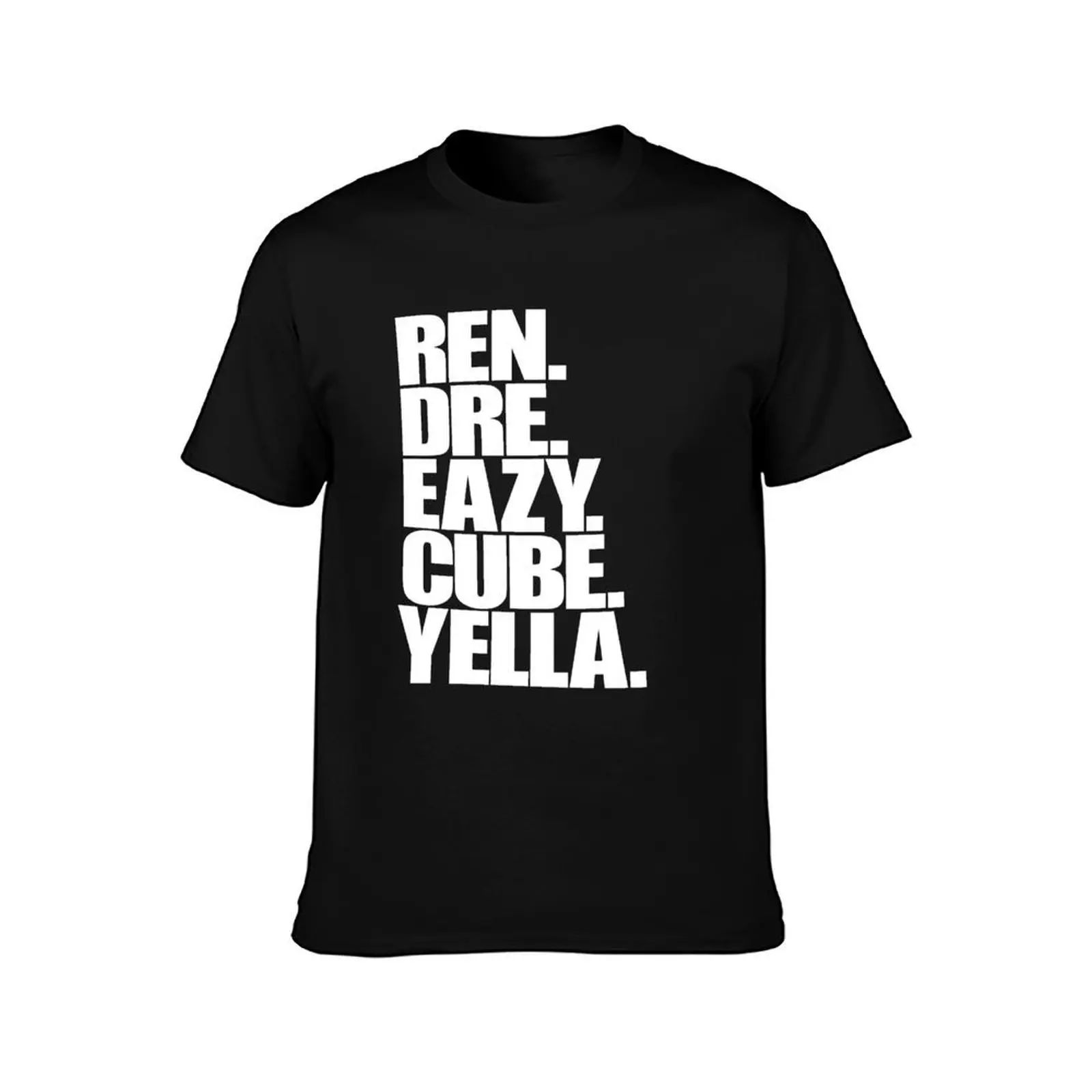 Ren, Dre, Eazy, Cube, Yella. T-Shirt, Summer Casual Cotton Tee, Oversized Streetwear Tops, Vintage Graphic Print, 100% Cotton