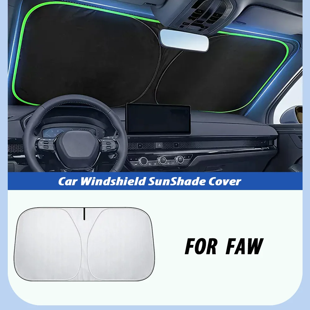 Parasol para Parabrisas de Coche, Reflector para FAW V5 X80 B50 Besturn X40 T77 V2 Vita F5 V70 D60 J6 F1 V80 B70 R7 N5 N7 B30