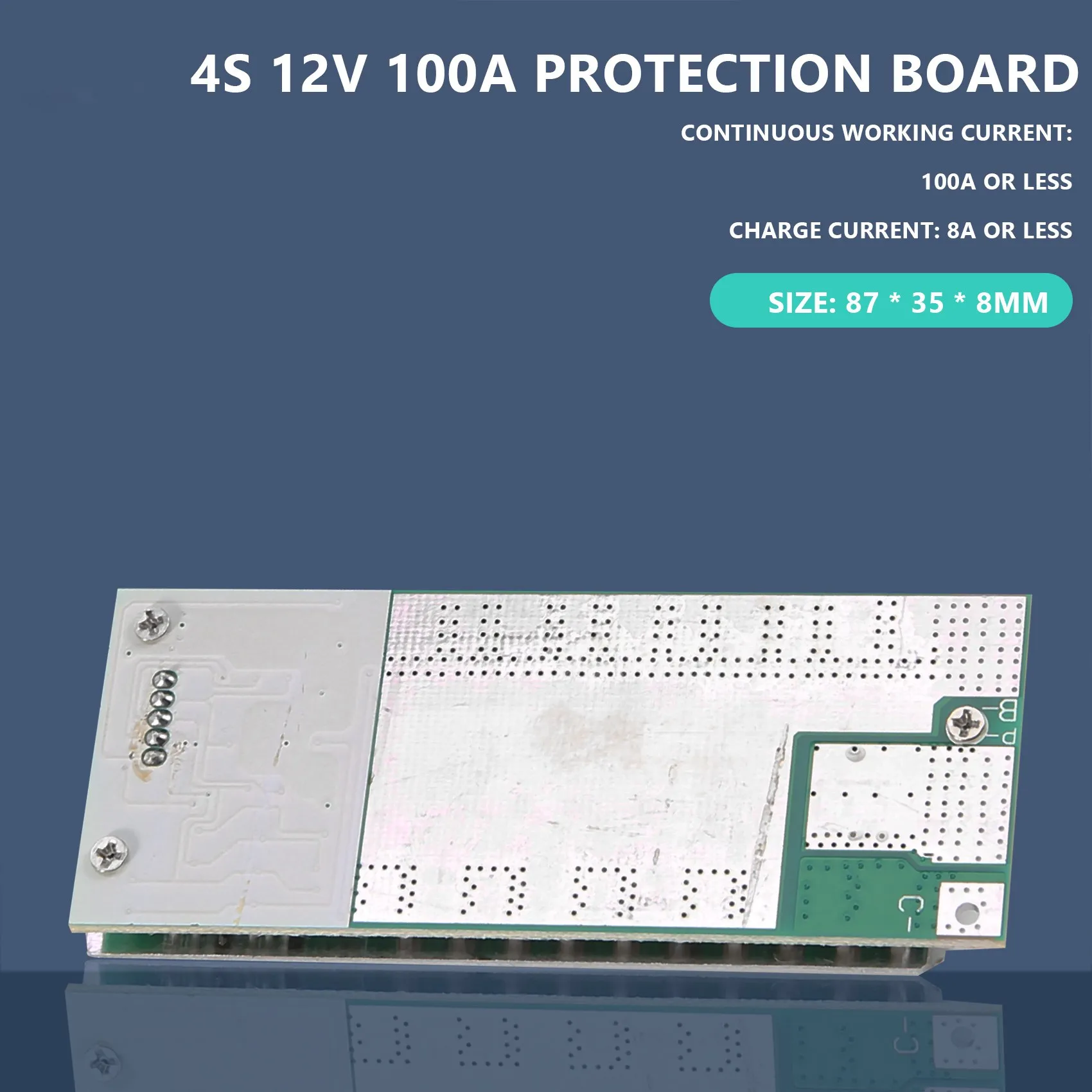 Placa de circuito de protección 4S 12V 100A Lifepo4 3,2 V con inversor Ups equilibrado paquetes de almacenamiento de energía cargador de batería