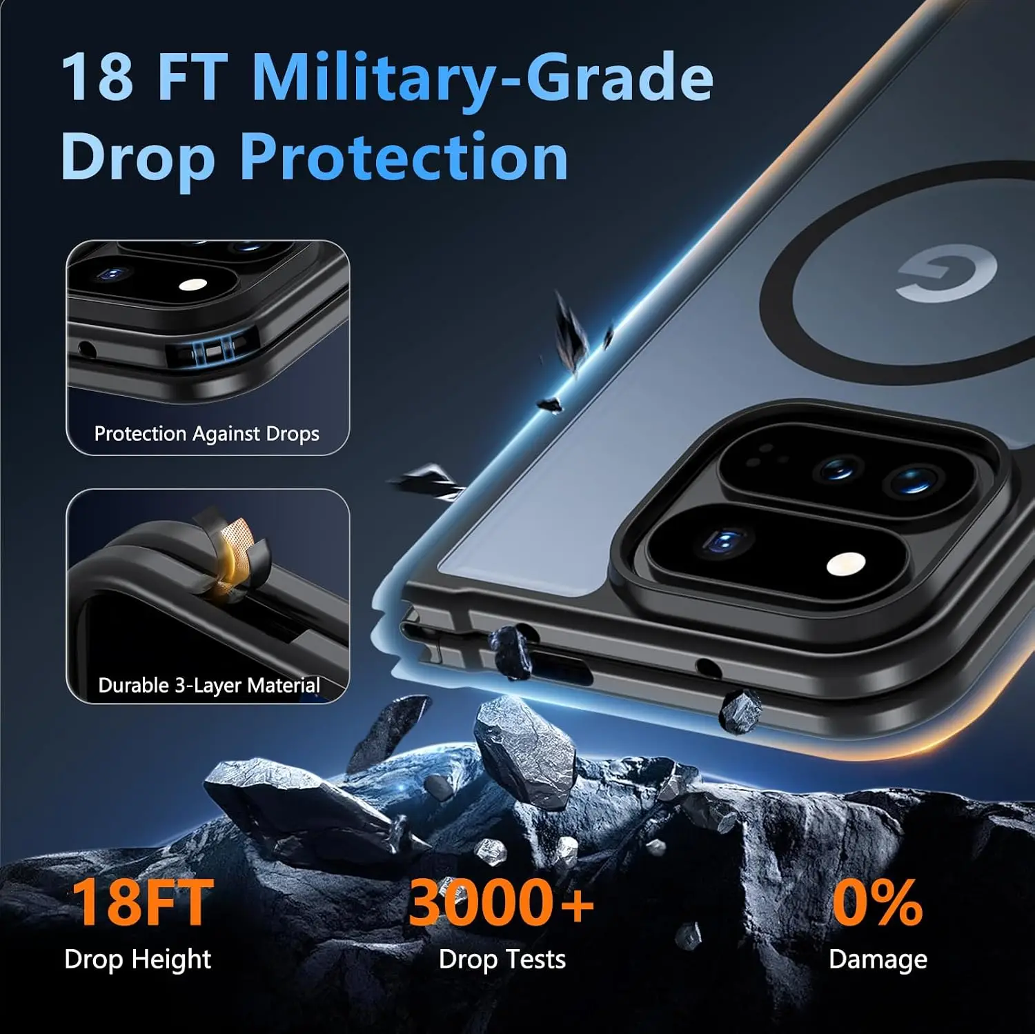 Translucent Case for Magsafe Magnetic Wireless Charging Matte Hard Cover For Google Pixel 11 10 Pro Fold 10ProFold view 4