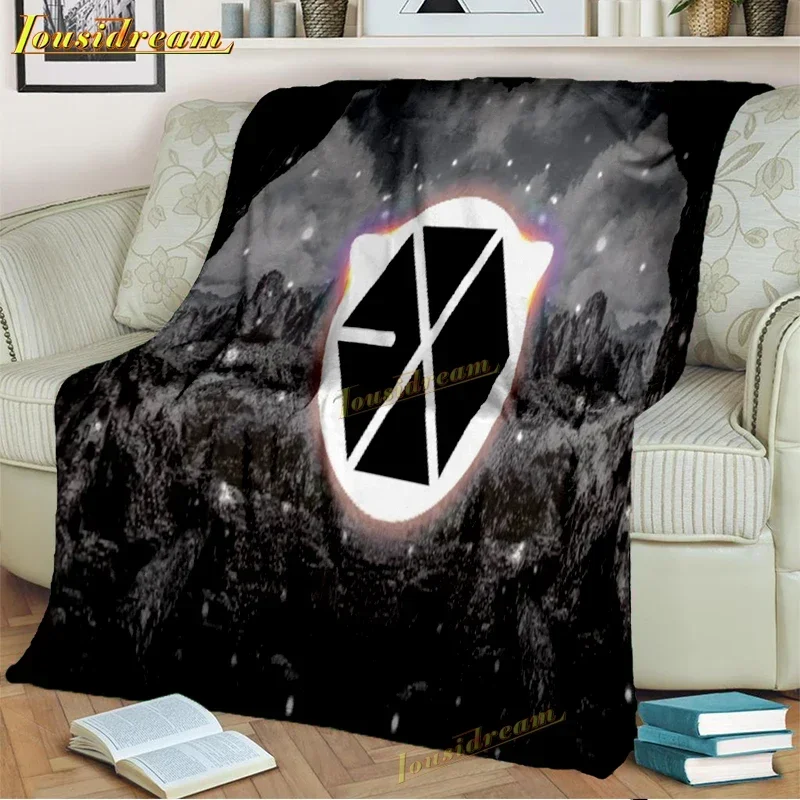 أريكة تلفزيون Exo Decke Flanell Fleece Decke Pop Gesang Decken أريكة أريكة Schlafzimmer Kinderzimmer Wohnzimmer