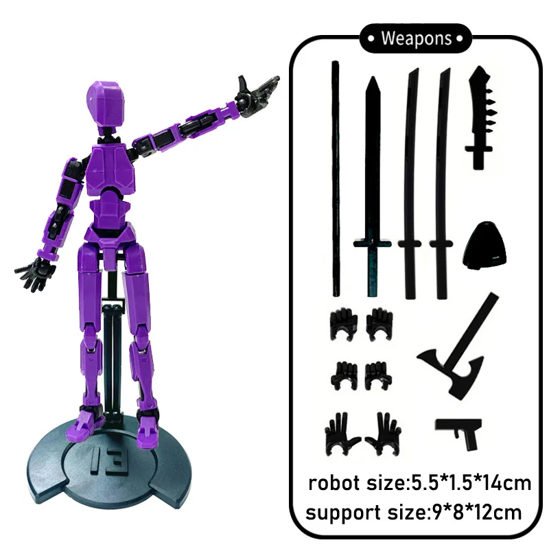 Stampa 3D mobile Shapeshift giocattolo meccanico per tutto il corpo manichino Robot mobile con supporto regali creativi di Halloween per bambini