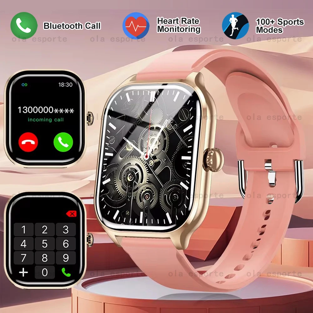 

Для мужчин и женщин Смарт-часы HD AMOLED Экран NFC Bluetooth Call Smartwatch Монитор здоровья AI Голосовые спортивные часы IP68 Водонепроницаемые