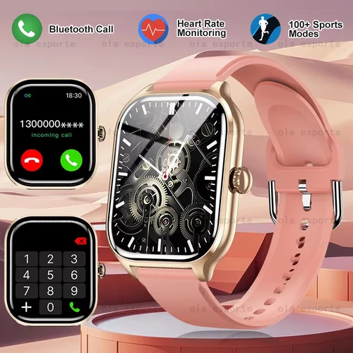 Para Hombres Y Mujeres Reloj Inteligente Hd Amoled Pantalla