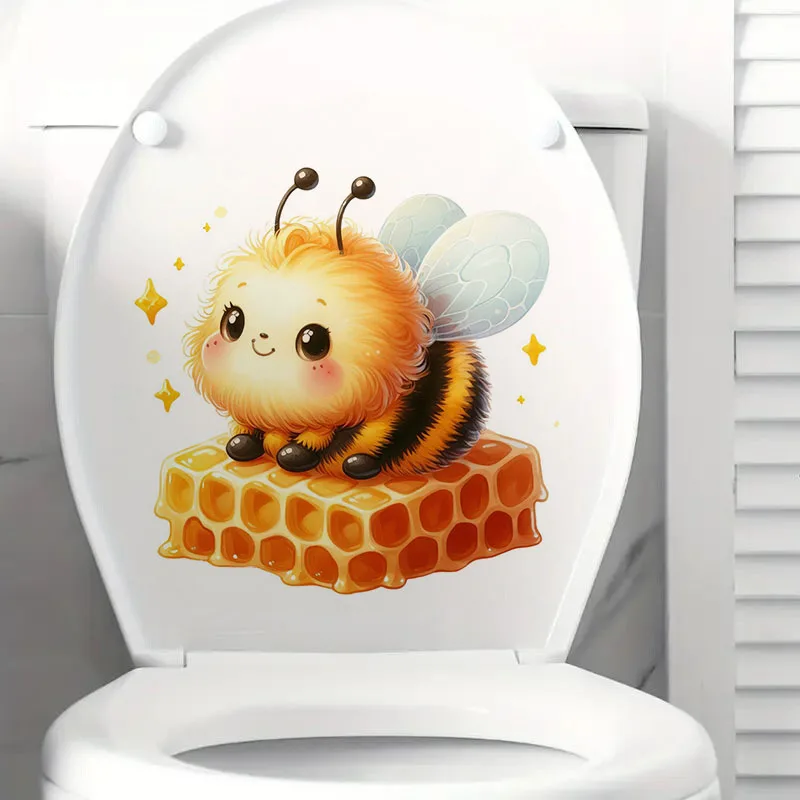 

Cute Bee Stickers, Apply for Wall, Door, Cabinet, Window, Car Decoration, Vinyl Animal Decals, Art Wallpaper, Poster