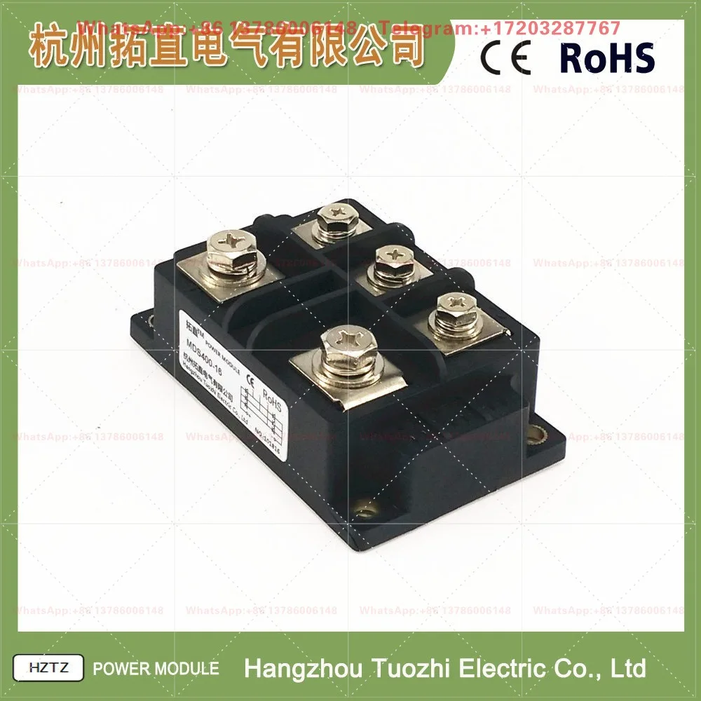 Three-phase rectifier bridge module 400A 1600V MDS400-16 MDS400A1600V bridge rectifier MDS