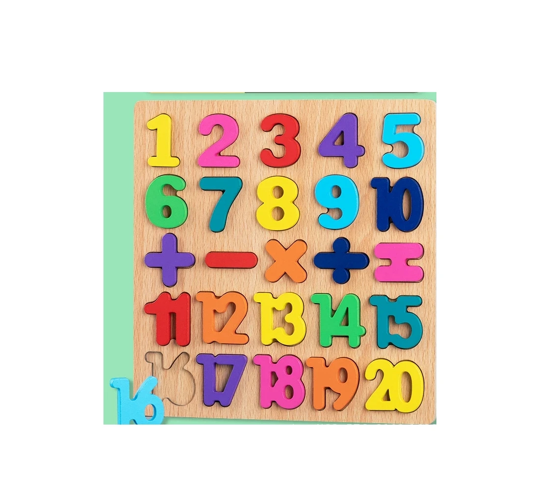 Alphabet Puzzle Wooden Puzzles  ABC Puzzle Shape Alphabet Learning Puzzles Toys with Puzzle Board & Letter Blocks, Preschool Edu