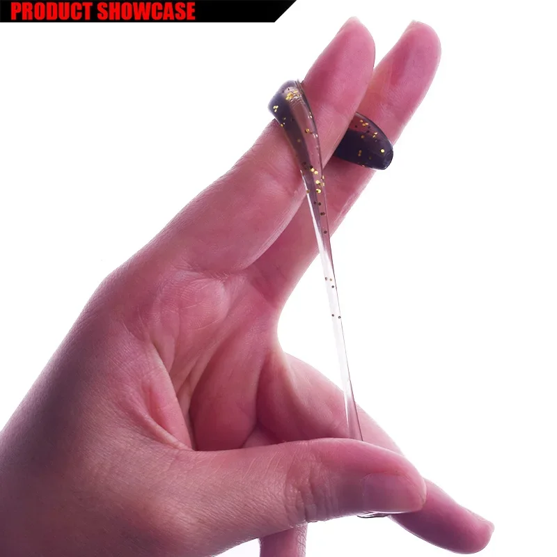WDAIREN 5cm 7.5cm 9.5cm jig Wobblers kolay parlatıcı balıkçılık Lures yapay çift silikon renkler yumuşak yem bas sazan mücadele
