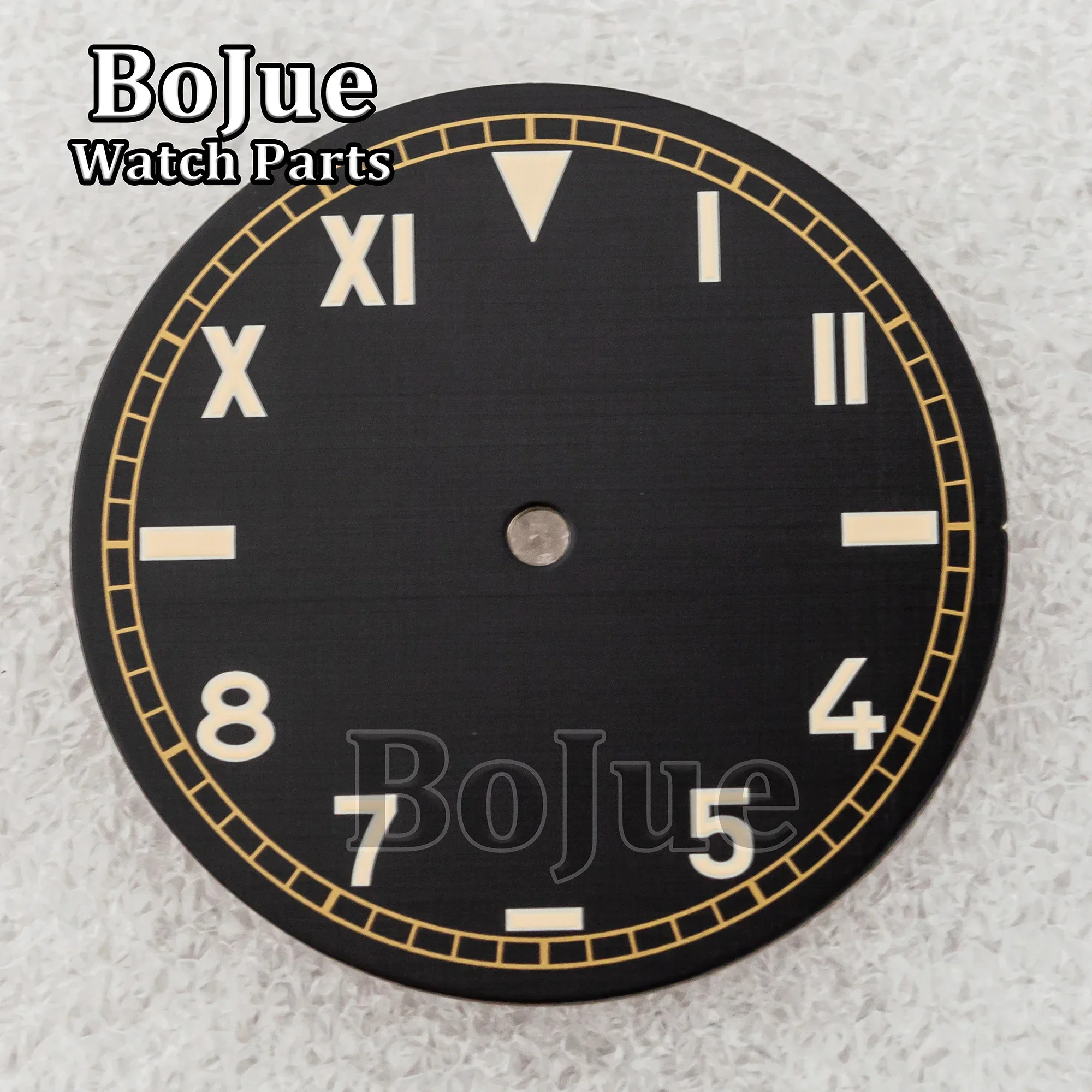 39 mm Wath Dial Vintage Retro Green Luminors Face für PAM Case 6152 ETA6497/6498/ST3600 Automatisches mechanisches Uhrwerk Zubehör