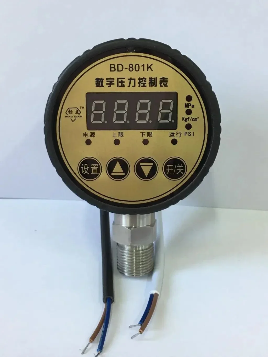 BD-801k punctuation digital display electric contact fire pump switch hydraulic shock resistant vacuum electronic pressure gauge