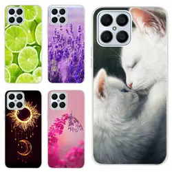 For Huawei Honor X8 Case 2022 New Cute Fashion Silicone Soft Slim Fundas Phone Case For Honor X8 X 8 HonorX8 Covers 6.7'' Bumper