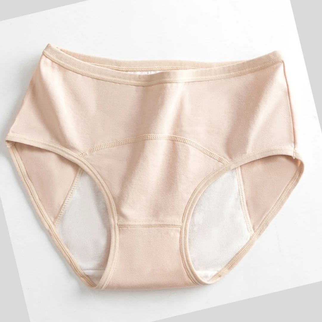 New Comfortable Breathable Girl's Cotton Underwear Briefs Mid-Waist Breathable Underwear for Women