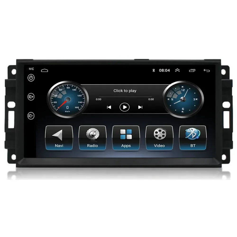 Carplay DSP 2 din Android 16.0 8GB RAM 128GB Car DVD Player GPS autoradio For Jeep Sebring Cherokee Compass Wrangler Commander