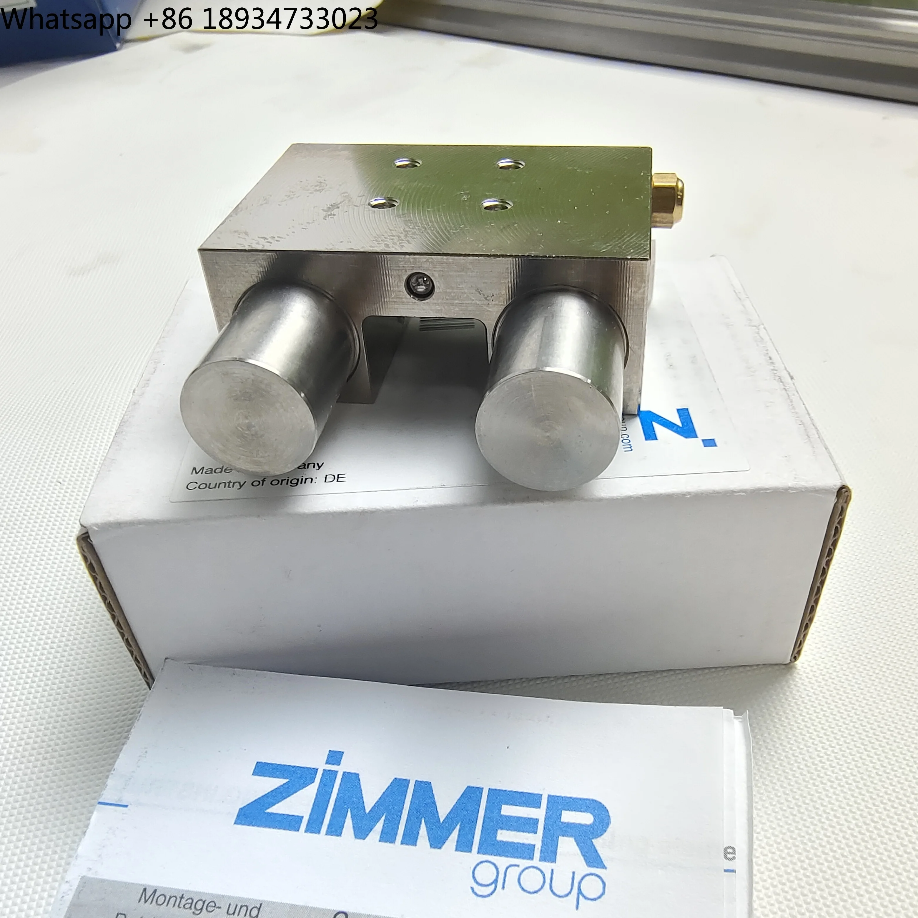MKS1502K Zimmer Pneumatic Clamping and Braking Elements for Linear Guides