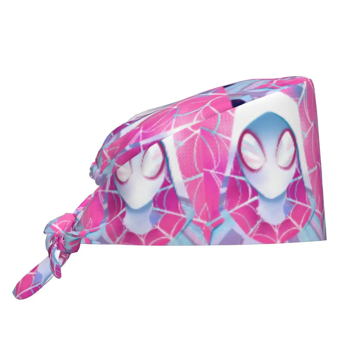 

Custom Gwen Cartoon Medical Staff Scrubs Hat Men Women Superhero Comic For Chef Hat Scrub Caps