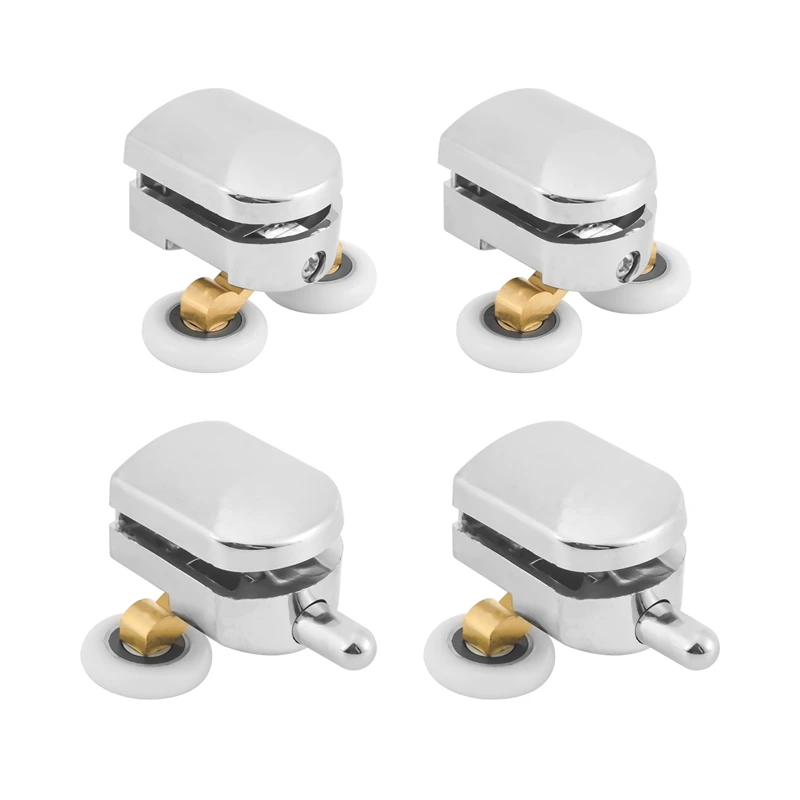 

4Pcs 23Mm Shower Door Rollers Sliding Shower Doors Wheels Replacement Roller Runner Wheel (2 Top & 2 Bottom )