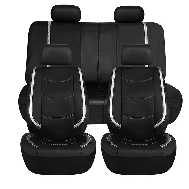 

All Seasons Universal 4pcs/9pcs Seat Car Seat Covers Full Set Car Seat Protectors PVC Car Seat Protection Accessories for Cars