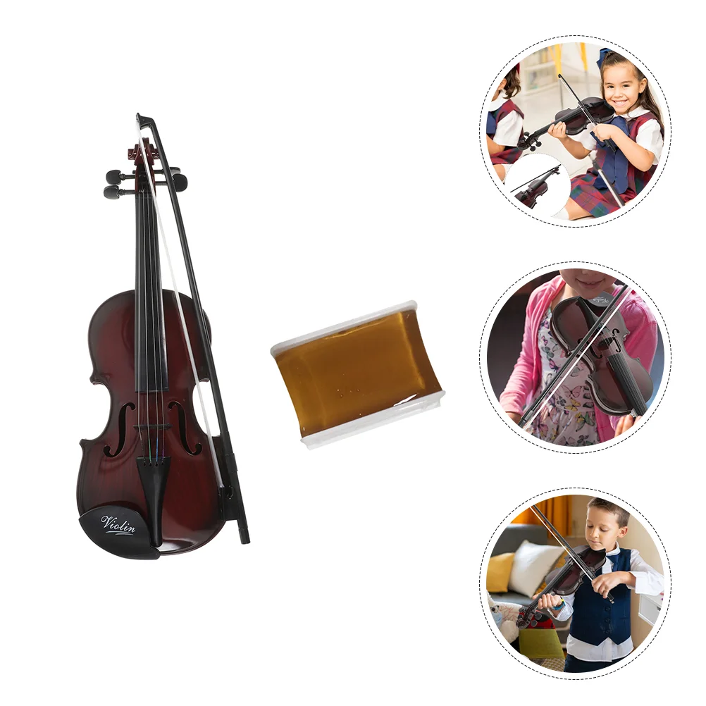 6-string Music Instrument Violin Photo Prop Enlightenment Toy Mini Kids Plaything Adornment Plastic Child