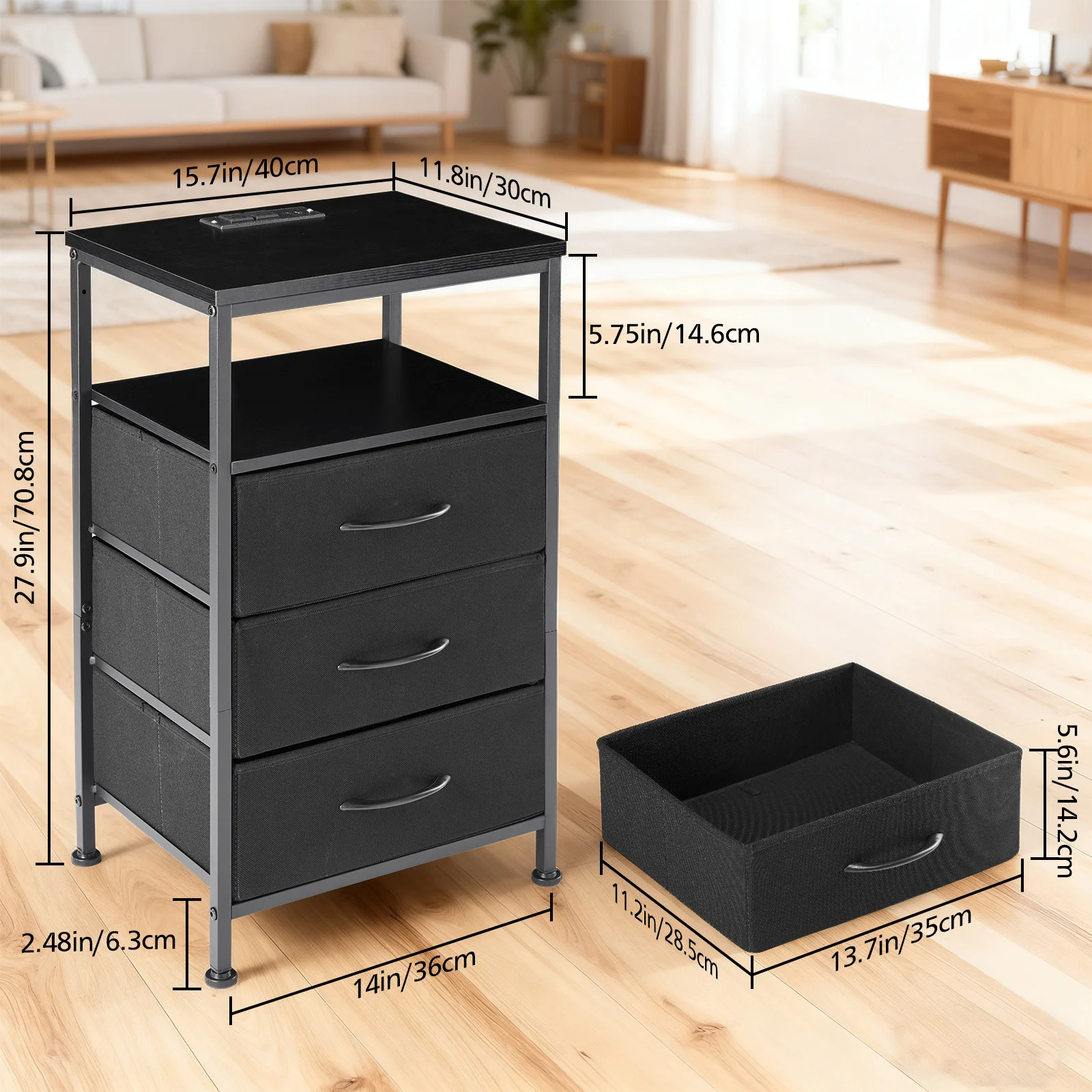 Thumbnail 2 - #66 Latest Bedside Nightstand Tables Offers