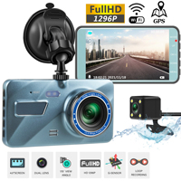 Car DVR WiFi 1080P HD Dash Cam Rear View Vehicle Camera Drive Video Recorder Night Vision Dashcam Black Box GPS Car Accessories