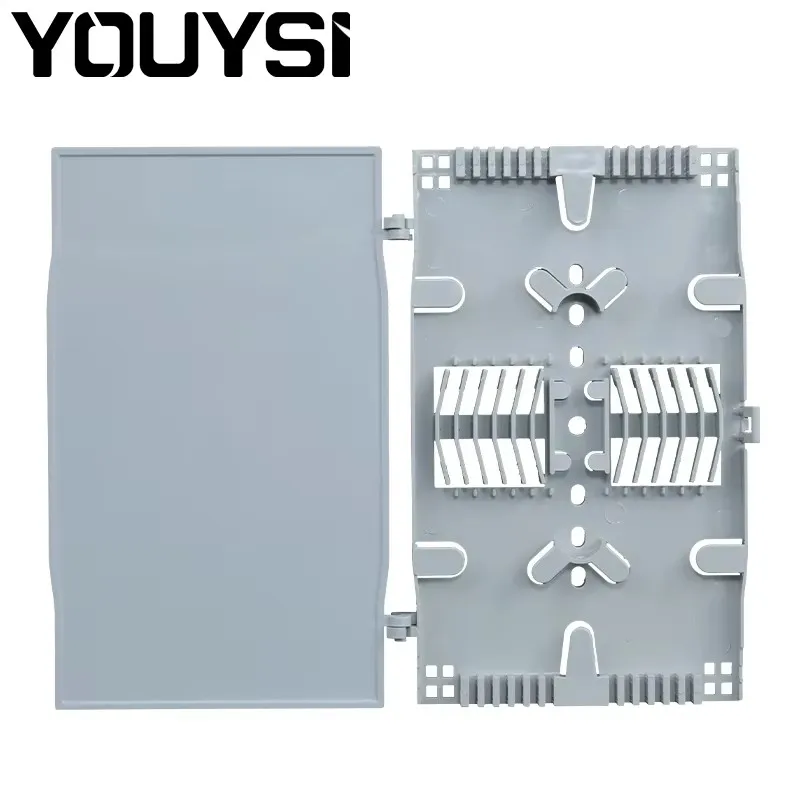 YOUYSI 10PCS 12 Cores Leather cable Fiber Optic Splice Tray Fiber Optic Terminal Box