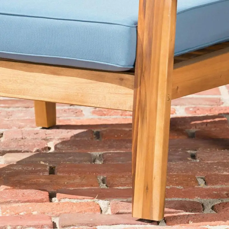 مجموعة من 4 كراسي نادي الفناء، تصميم حديث، أثاث خارجي، جلوس مريح للحديقة أو الشرفة #5