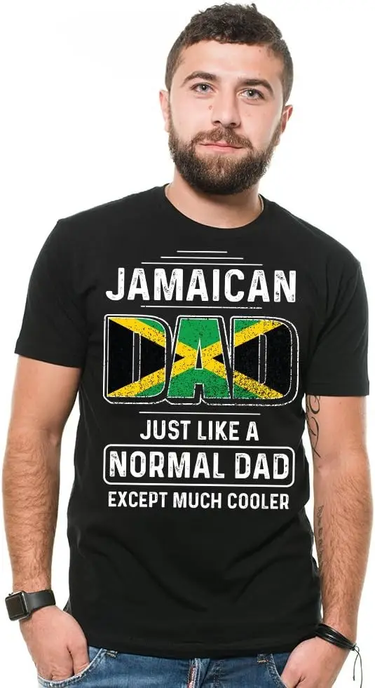 Silk Road Tees Jamaican Dad T-shirt Mens T-shirt Father's day Shirt for Jamaican Dad