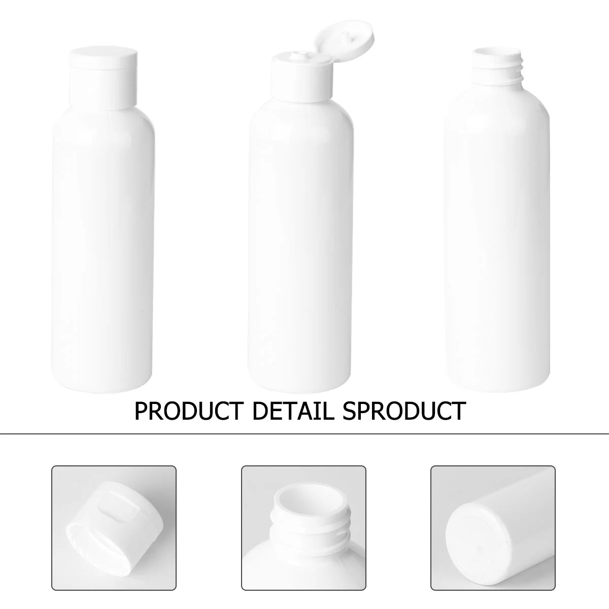 5 stuks sub lege fles eenvoudige plastic opslagflessen houders voor cosmetica (200 ml) lege fles sub cosmetica subfles