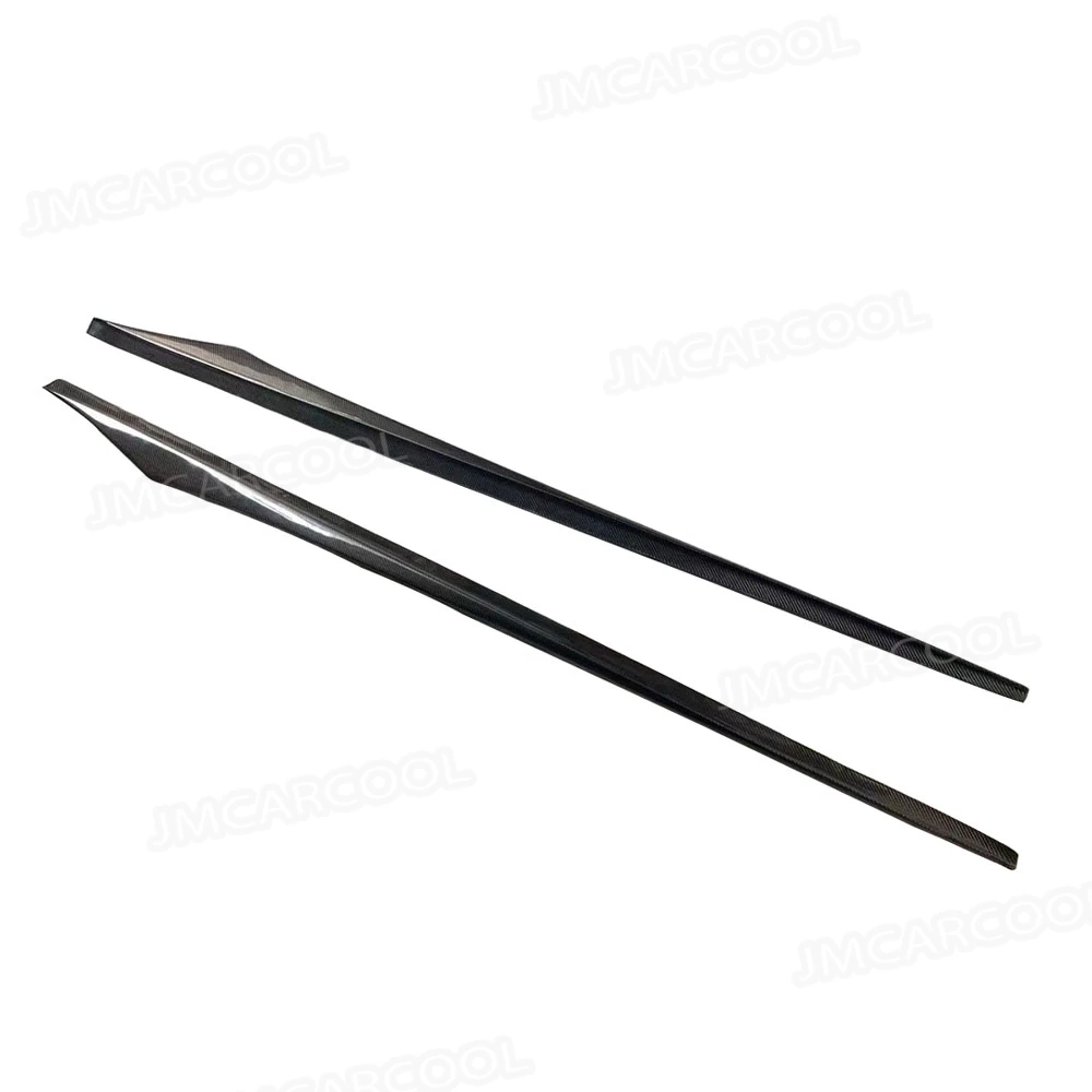 For BMW 6 Serise F06 F12 F13 M6 2012-2016 2Pcs Universal Side Skirts Body Kits Side Door Bumper Skirts Carbon Fiber/ FRP