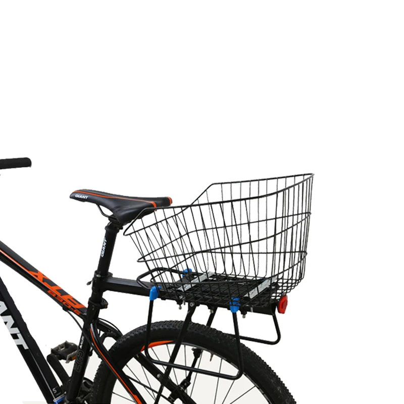 Mountain Bike Rear Basket, Rear Seat Rack, Storage Basket, Bag Basket, Post-student Schoolbag Frame, Vegetable Basket,Car Basket