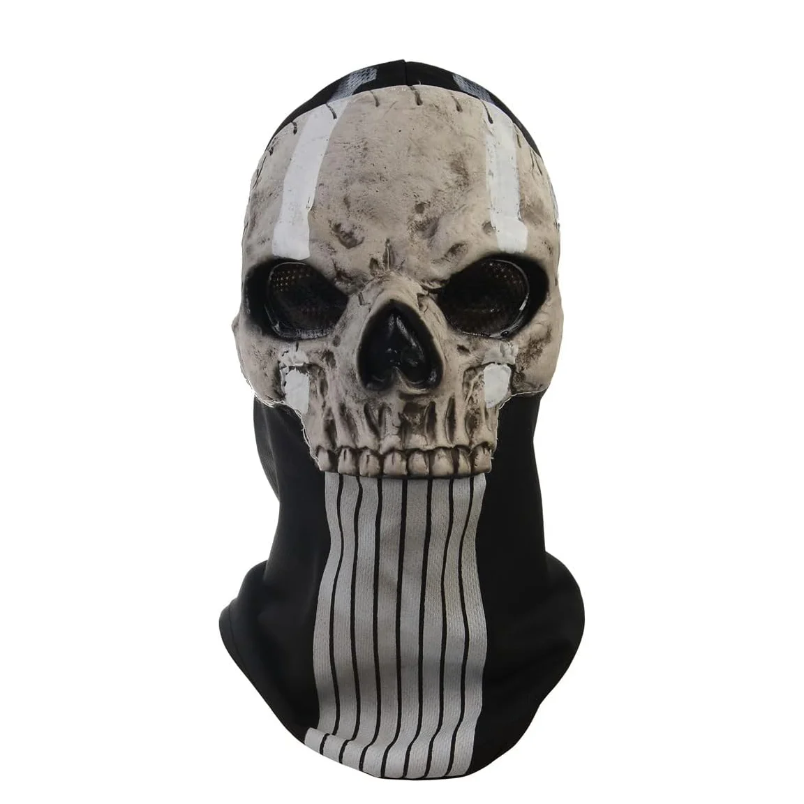 Halloween Horror Ghost Skull Mask Call of Duty MW2 Latex Headgear Helmet Cosplay Perform Party Masquerade Prop Skeleton Masks