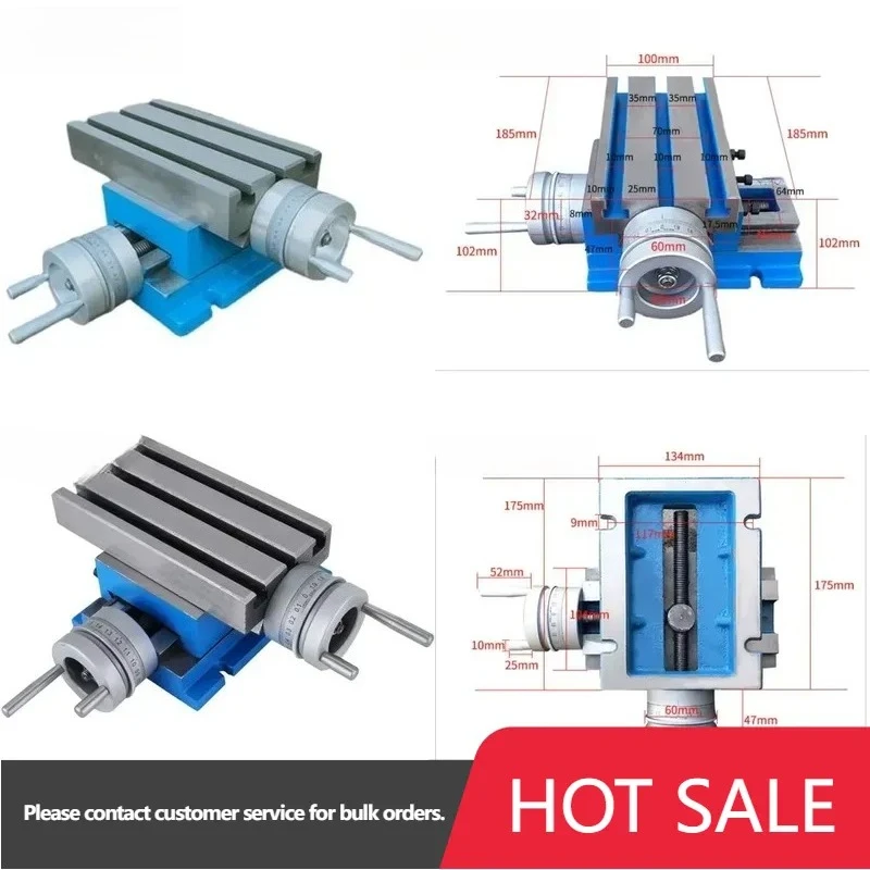 Hot sale Precision Milling Cross Table for QM 201 Milling Machine Compound Slide Work Table CNC Milling Machine Accessories