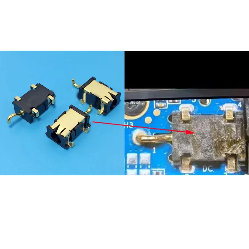10-100Pcs Charger Charging Plug Port Dock Connector USB Laptop DC Jack For Toshiba Dynabook Satellite Pro C50 5Pin 3.5x1.3mm
