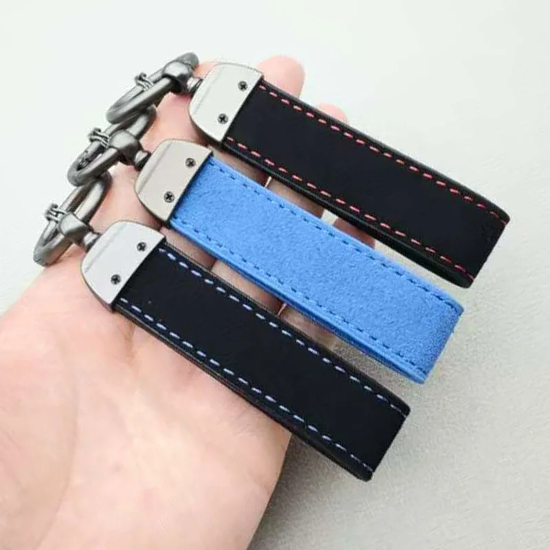 الفاخرة جلد الغزال GTE شارة شعار كيرينغ شعار السيارة المفاتيح لشركة فولكس فاجن جولف 4 5 6 باسات MK7 MK8 8 7 7.5 مفتاح ملحقات السلسلة