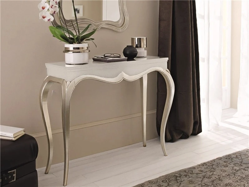 light luxury entrance table Solid wood home decoration entrance platform