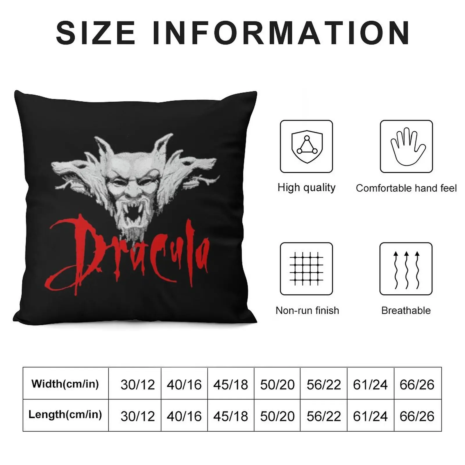 Dracula Bram Stoker Throw Pillow Cushion Cover Luxury Sofa Cover Decorative pillowcase pillowcases for sofa cushions pillow