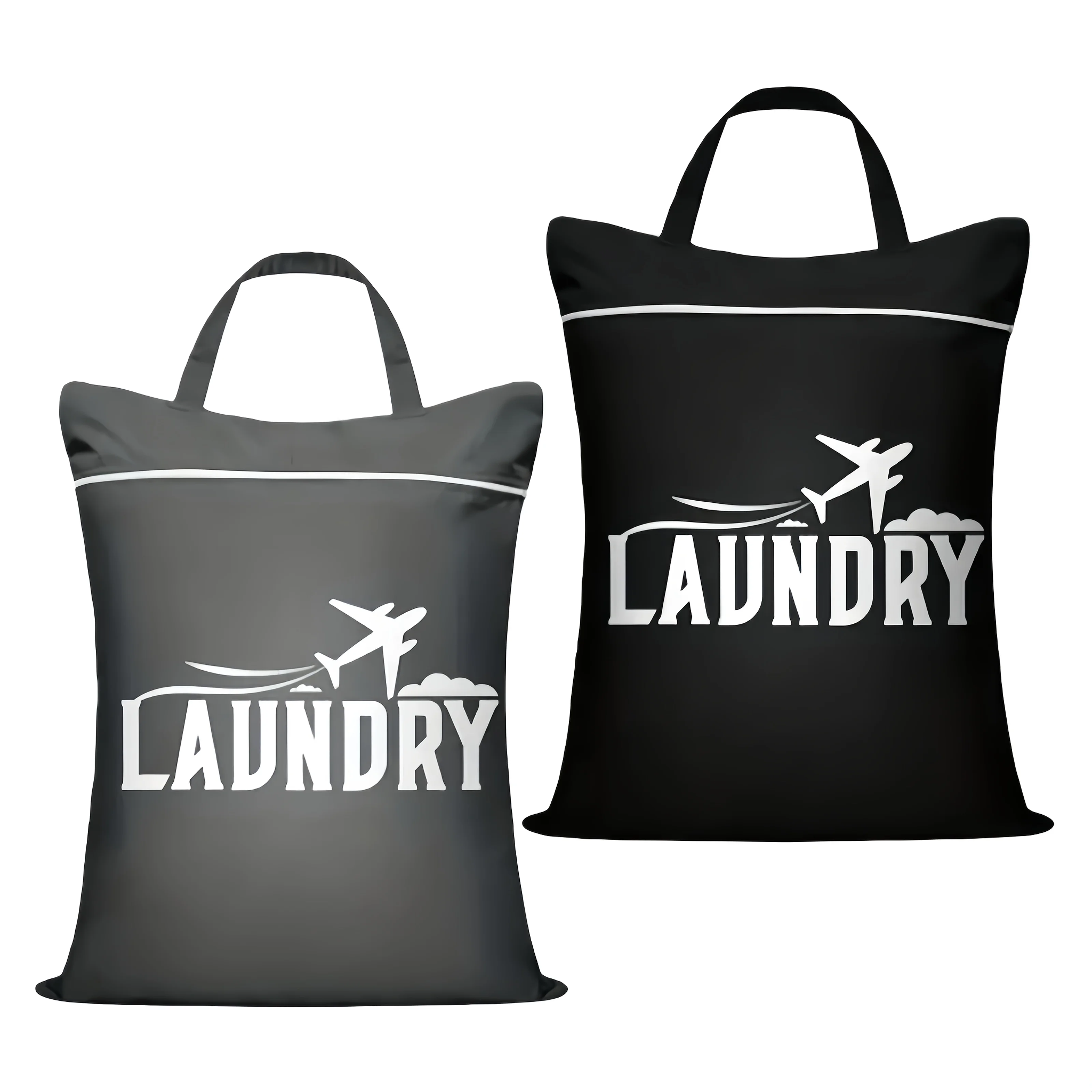 1 bolsa grande para la ropa sucia de viaje con asa, adecuada para limpiar ropa sucia, bolsa para trajes de baño de doble uso, para ropa húmeda y seca, bolsa para entrenamiento en el gimnasio, para dormitorios universitarios