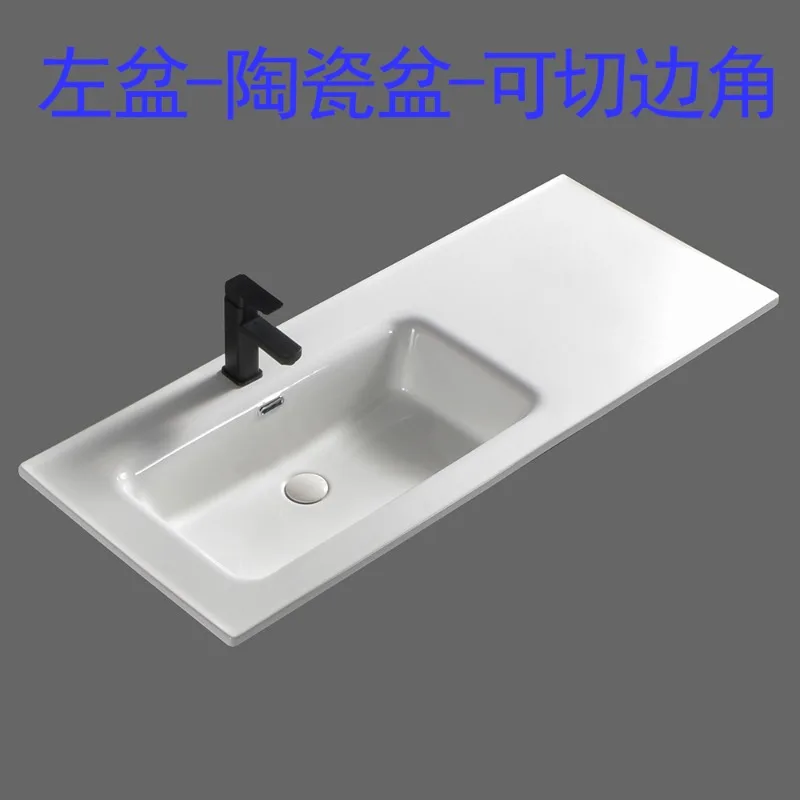 

Новая левая раковина, керамическая раковина поддерживает обрезку и углу резки, встроенная раковина для ванной комнаты, умывальник.