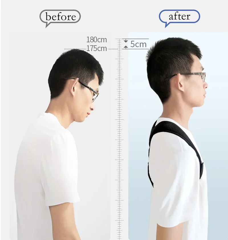 1PCS NEW Posture Corrector Medical Adjustable Clavicle Men Women Upper Back Brace Shoulder Lumbar Support Belt Corset Posture