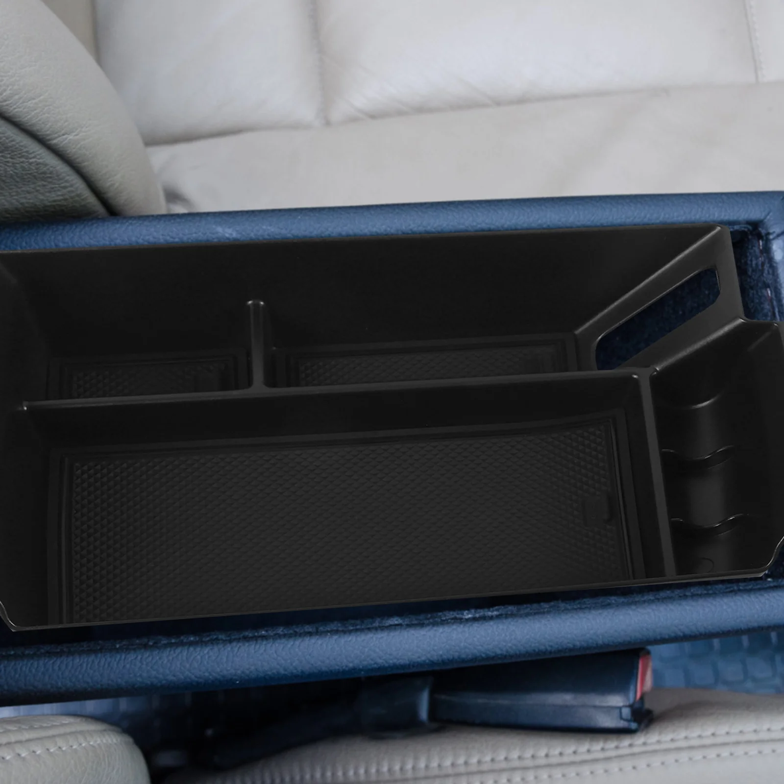 Boîte de rangement d'accoudoir en plastique, plateau de rangement de Console centrale de voiture, organisateur de rangement intérieur de voiture, boîte de Console centrale d'accoudoir