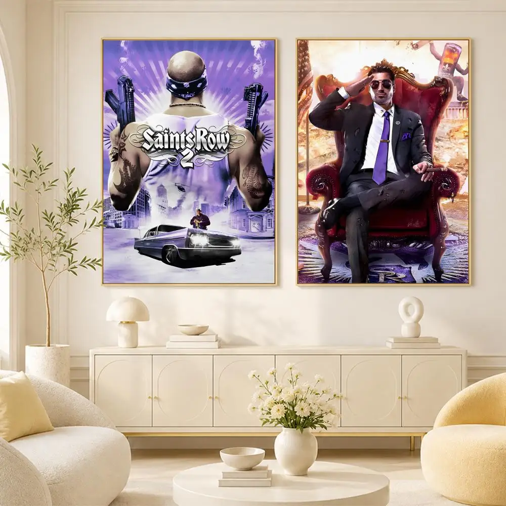 S-Saints R-Rows The Third Remastered Poster Room Home Decoration Interior Wall Art Printing Garage Posters Gift