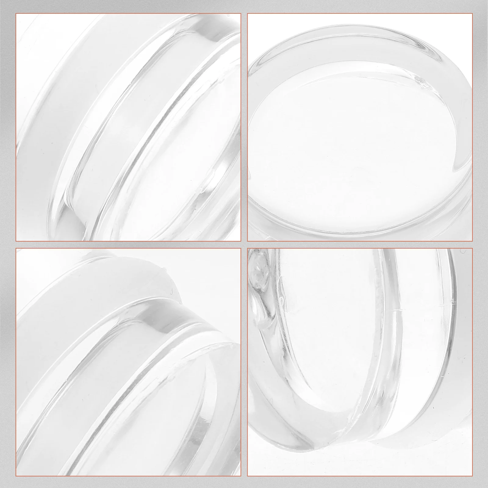 

2pcs Cylindrical Stopper Silicone Floor Wedge Home Security Door Stops Anti-Collision Wall Protector Sliding Cabinet Buffer