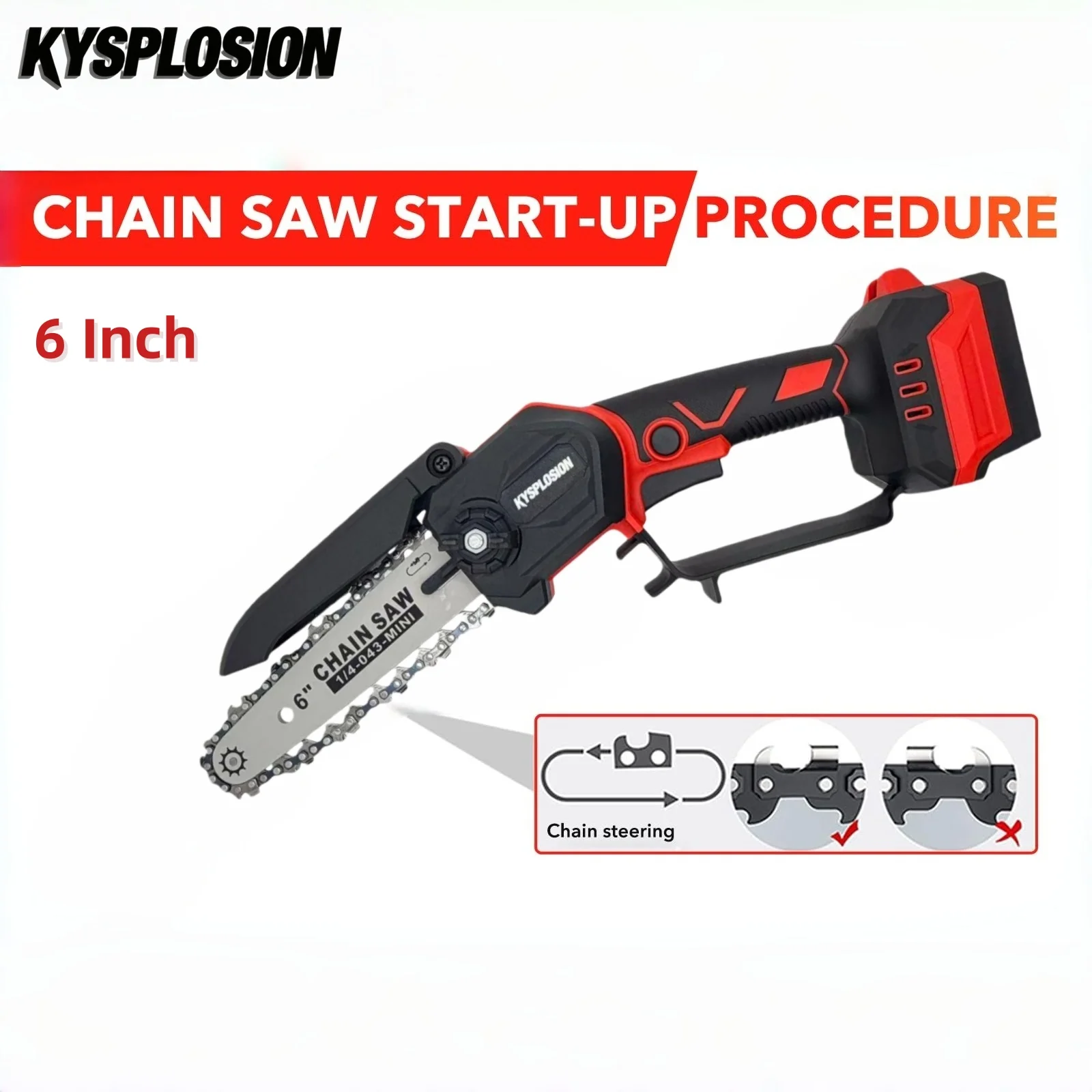 Mini Chainsaw Cordl…