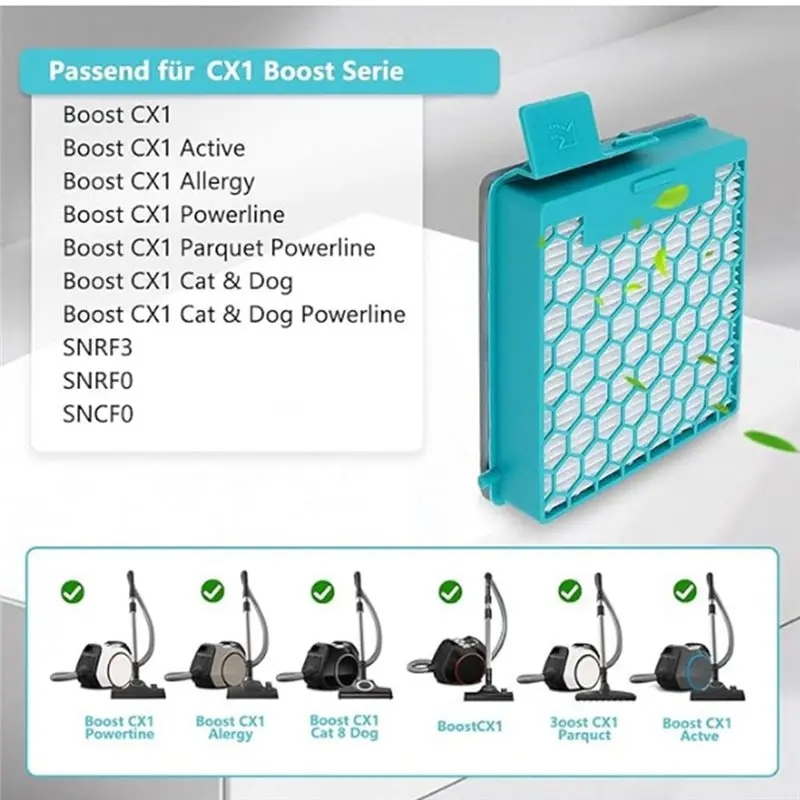 KEOL-For Boost CX1 11169285 استبدال فلتر الكربون لملحقات المكنسة الكهربائية