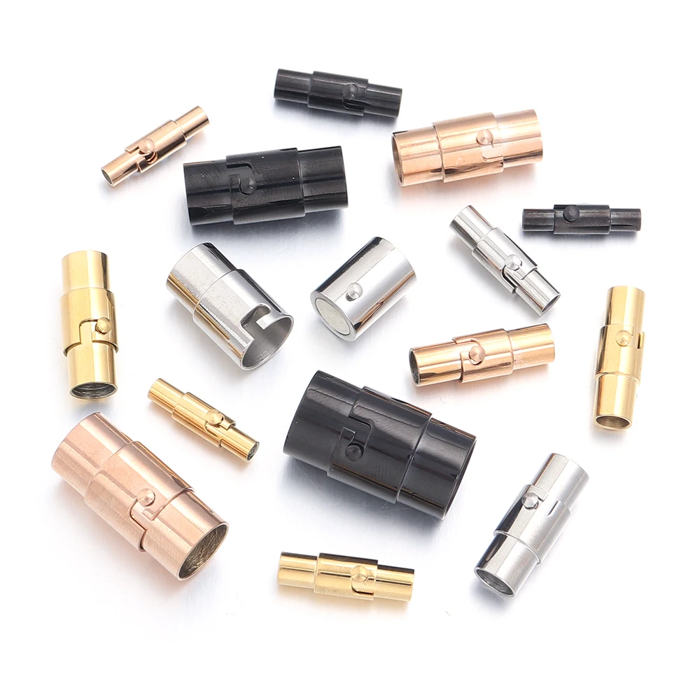 

1Pcs 2-10mm Magnetic Clasps Bracelet Cord End Caps Closures Connectors Lock for Bracelet Necklace Jewelry Craft Making Supplies
